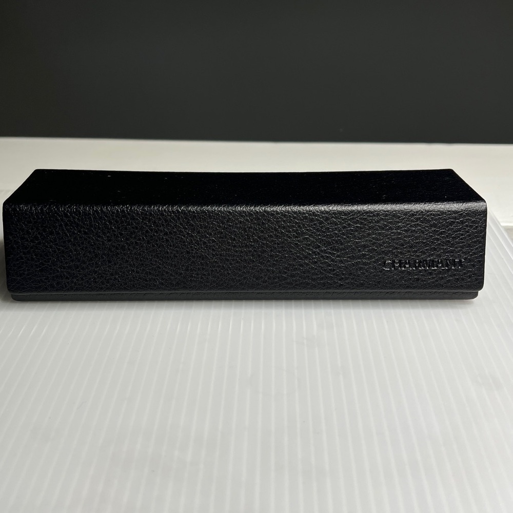 Charmant Eyeglasses Leather Velvet Lined Magnetic Case